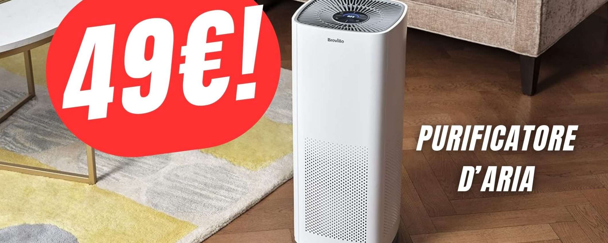 SCONTO FOLLE per questo Purificatore d'Aria (-55%!)