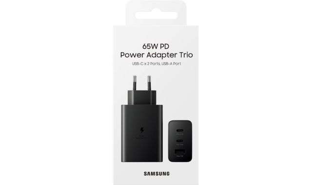 Caricatore Samsung triplo 65W