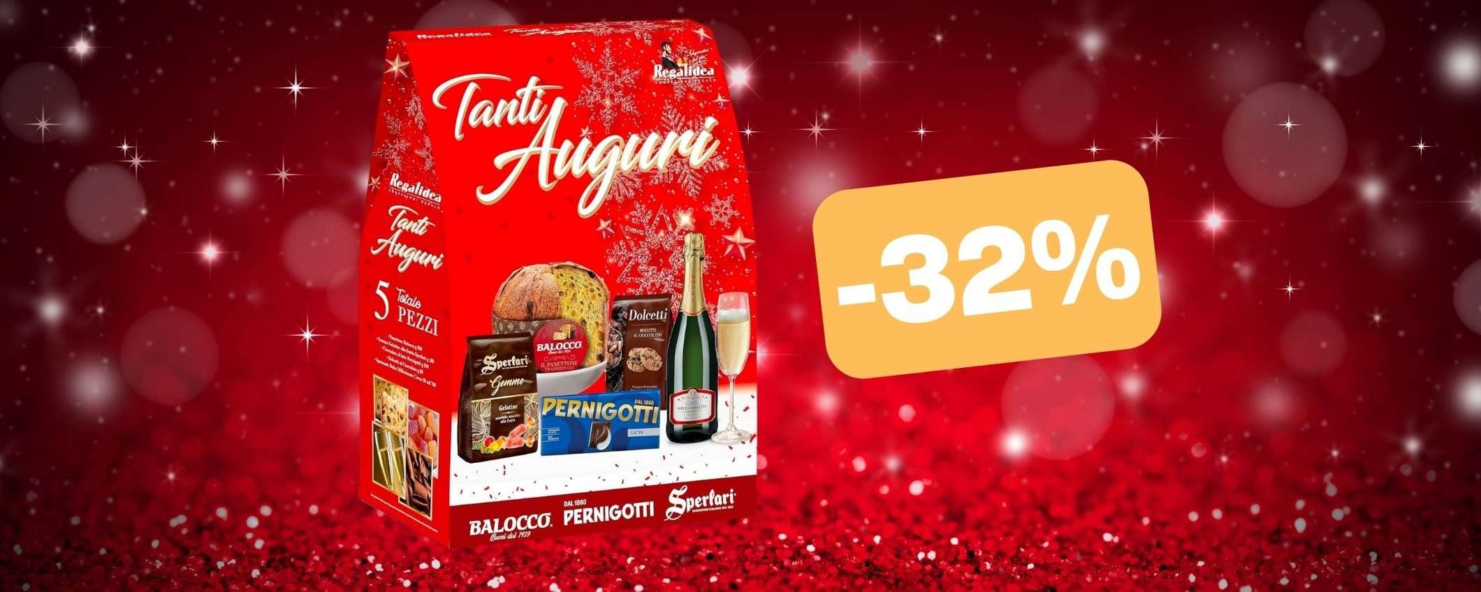 Cesta Natalizia con panettone Balocco in SVENDITA su Amazon