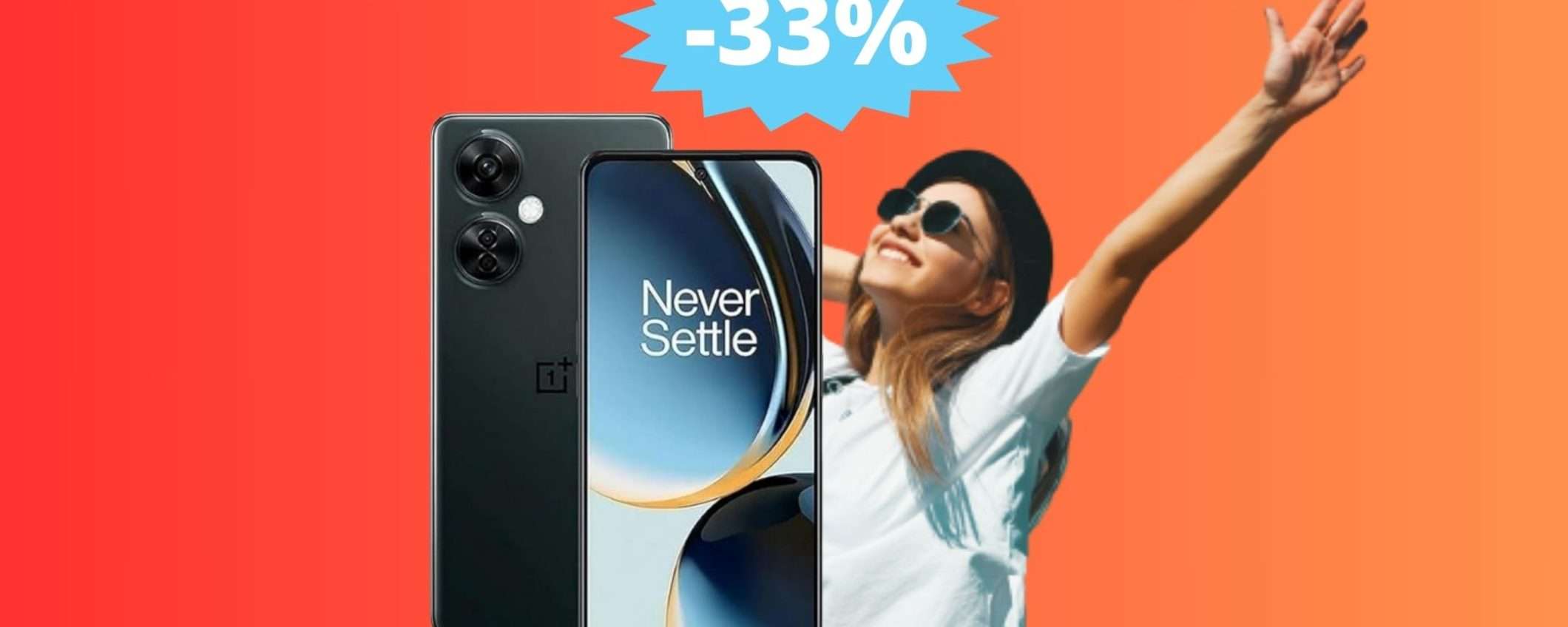 OnePlus Nord CE 3 Lite: sconto IMPERDIBILE su Amazon (-33%)