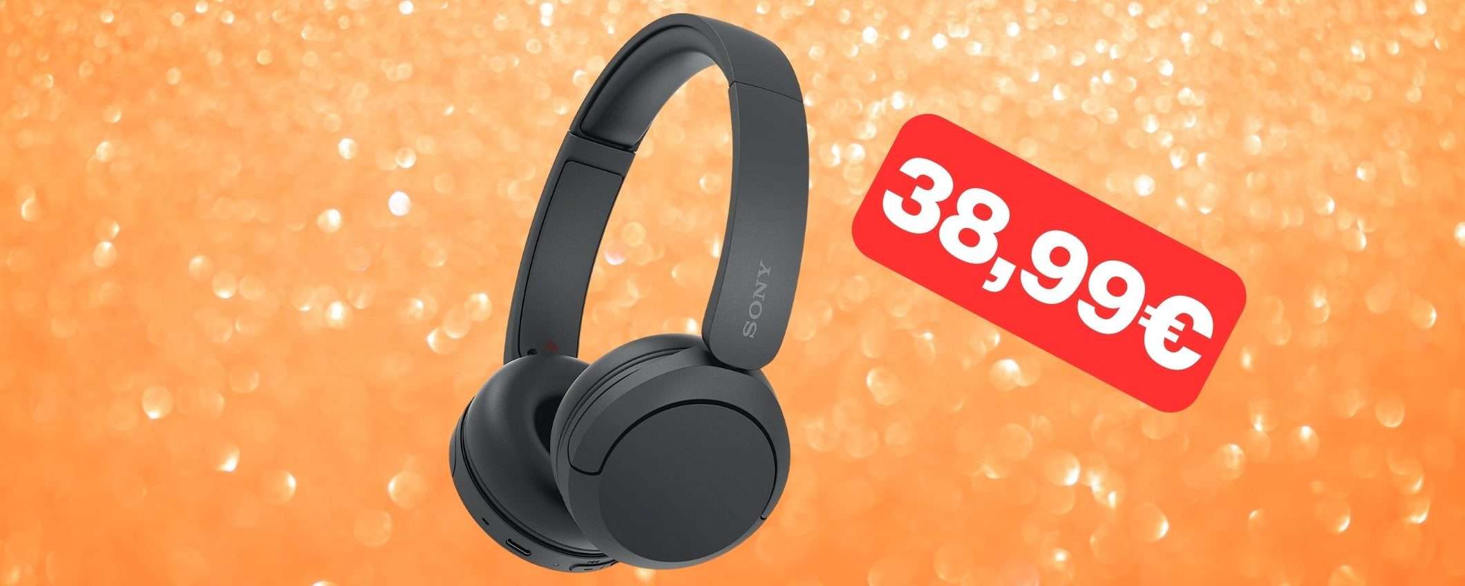 Cuffie Sony con 50 ore di musica ad un SUPER PREZZO su Amazon (-44%)