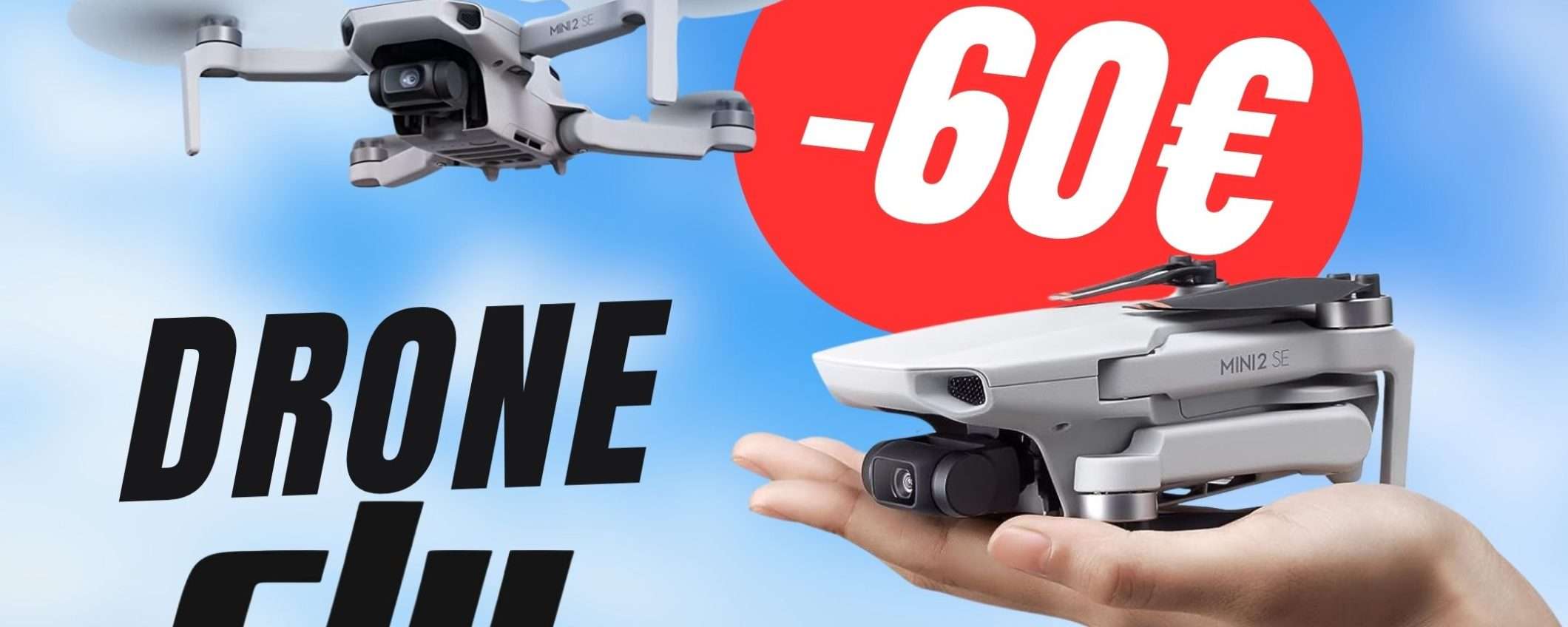 Ben 60€ di SCONTO per questo Drone DJI Mini 2 SE