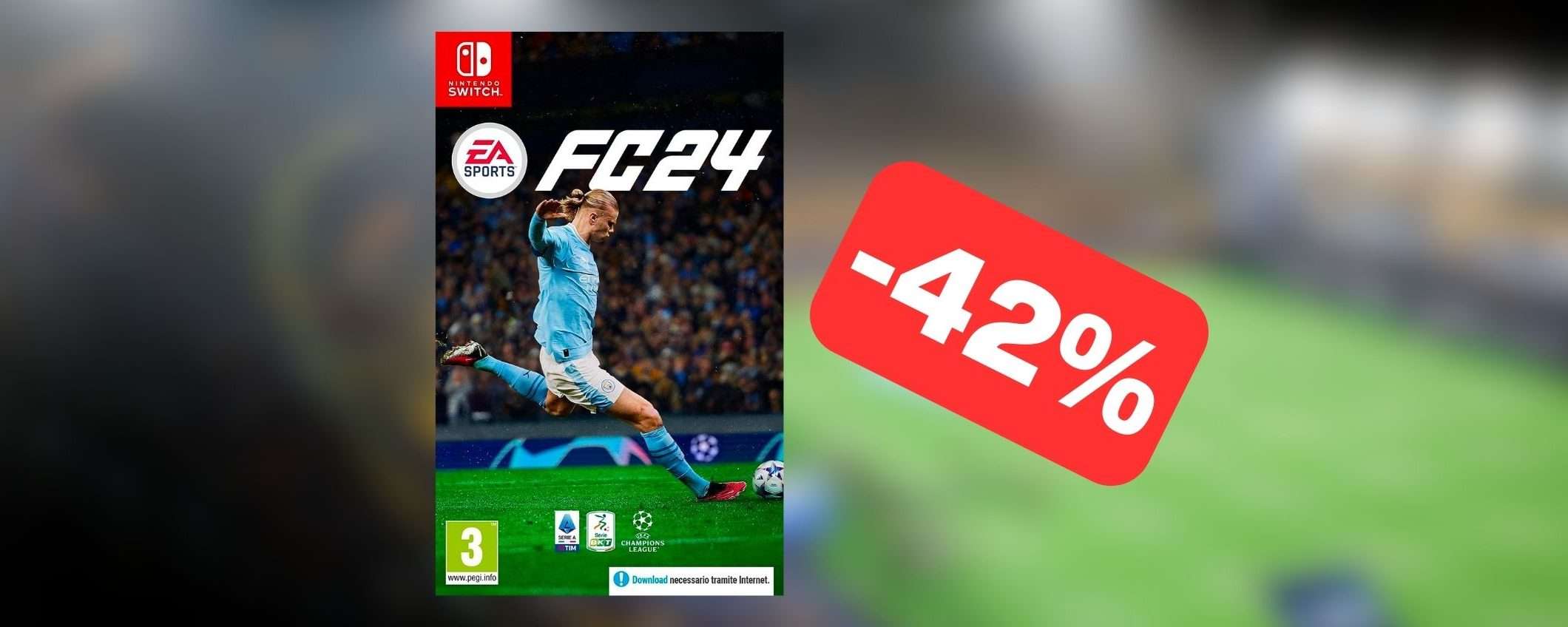 EA Sports FC 24 per Switch è in MEGA OFFERTA su Amazon (-42%)