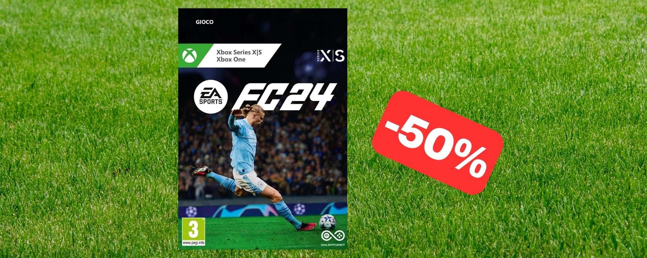 EA Sports FC 24 per Xbox in offerta al MINIMO STORICO: lo paghi al 50%