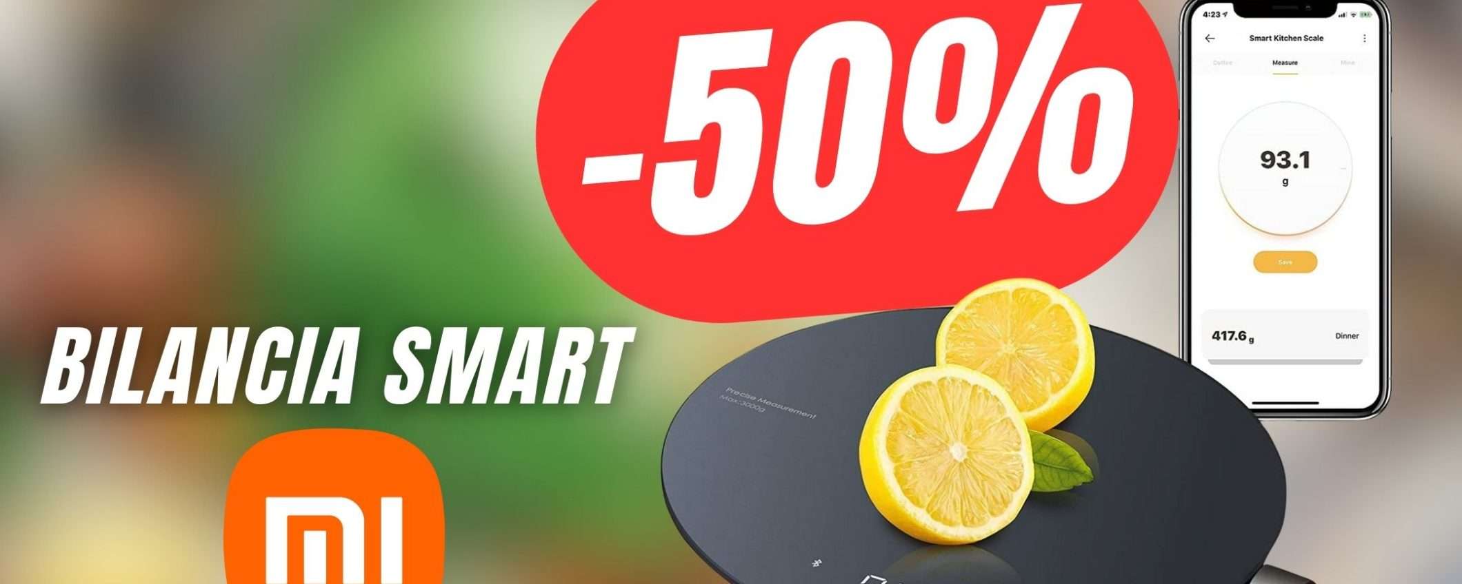 COUPON DEL 50% per la Bilancia da Cucina Smart!