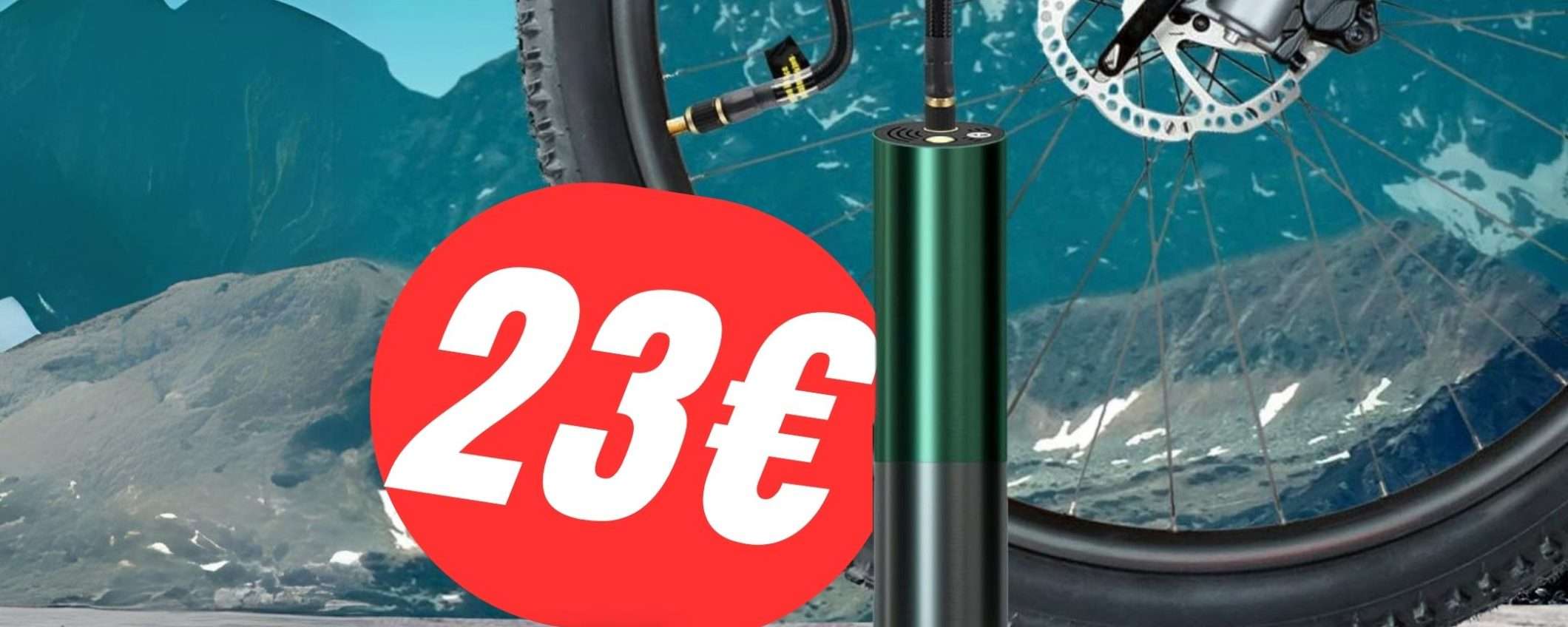 RISPARMIA il 60% sul Compressore Portatile col DOPPIO COUPON esclusivo!