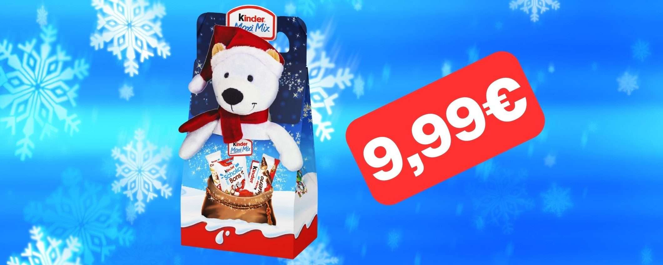 Kinder Mix Peluche: un regalo DOLCISSIMO a meno di 10 euro