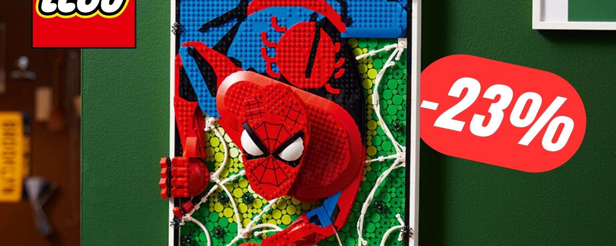 MINIMO STORICO per il bellissimo Quadro 3D LEGO Spider-Man