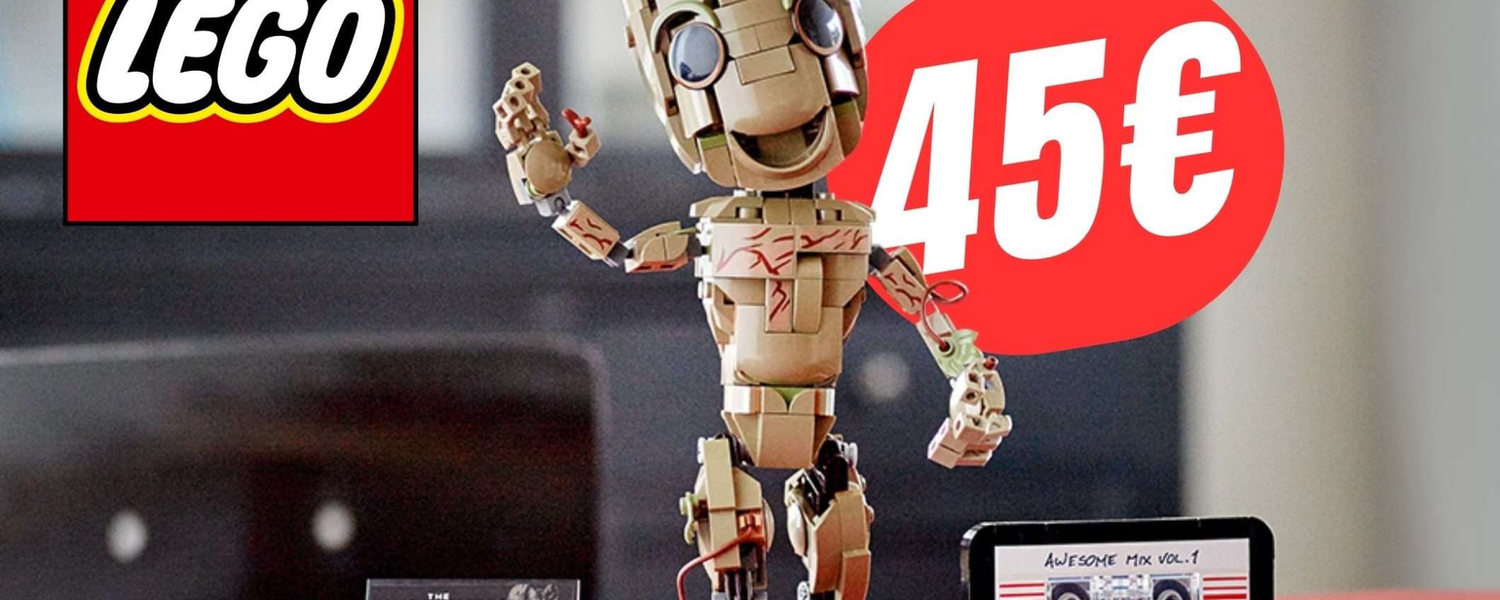 Il set LEGO di Groot crolla di prezzo grazie allo SCONTO