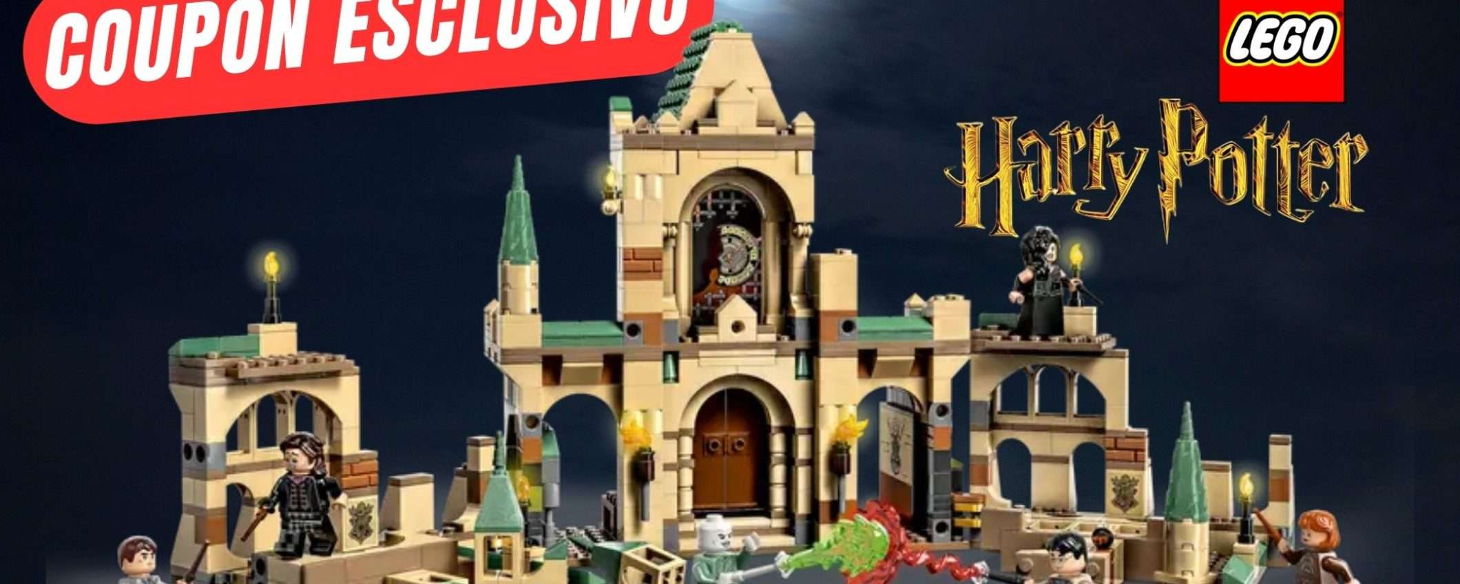 Con questo set LEGO in OFFERTA ti sentirai a Hogwarts!