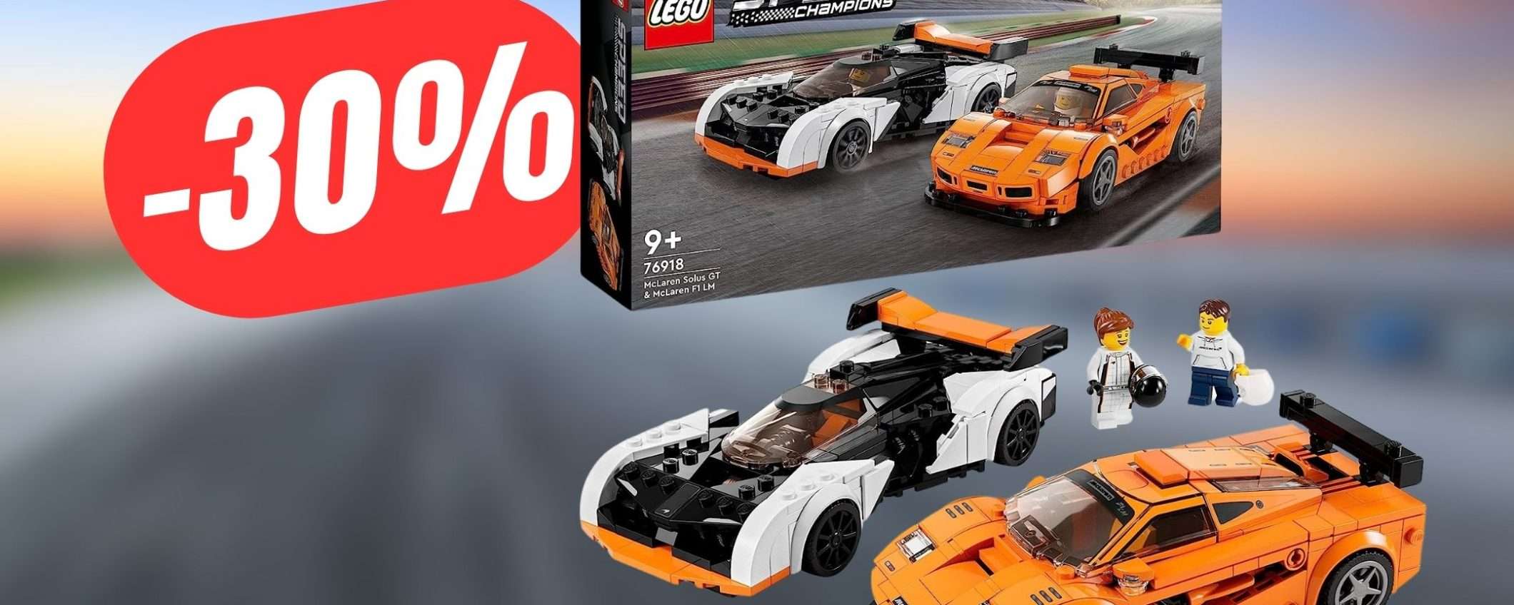 MINIMO STORICO per il DOPPIO set LEGO McLaren