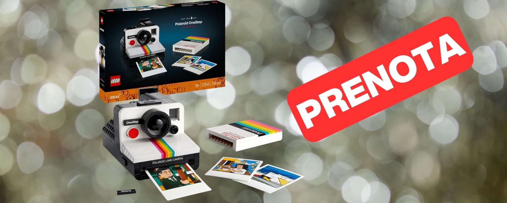 La bellissima LEGO Polaroid è DISPONIBILE su Amazon (Preordine)