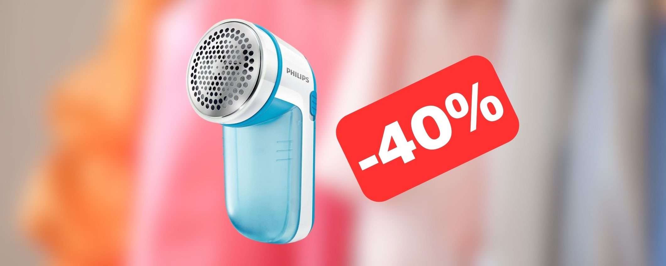 Levapelucchi elettrico Philips in OFFERTA: regalo piccolo, ma utile