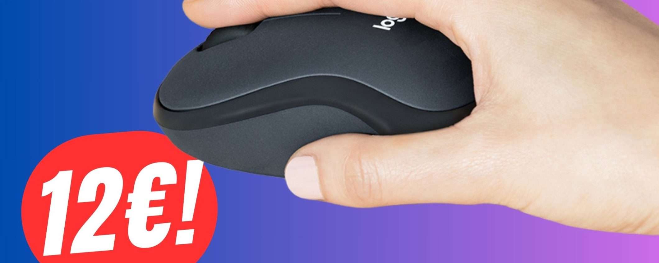 Il Mouse senza fili di Logitech a un PREZZO BOMBA: solo 12€!