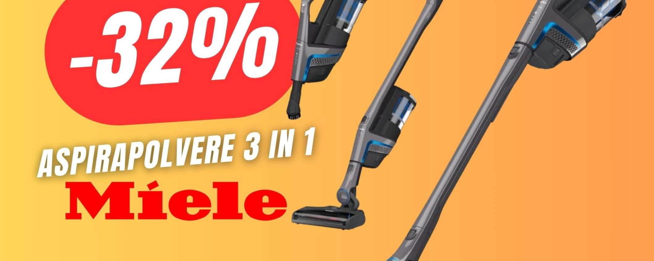 SCONTO FOLLE per questo Aspirapolvere Senza Fili Miele: ben 163€ in meno!