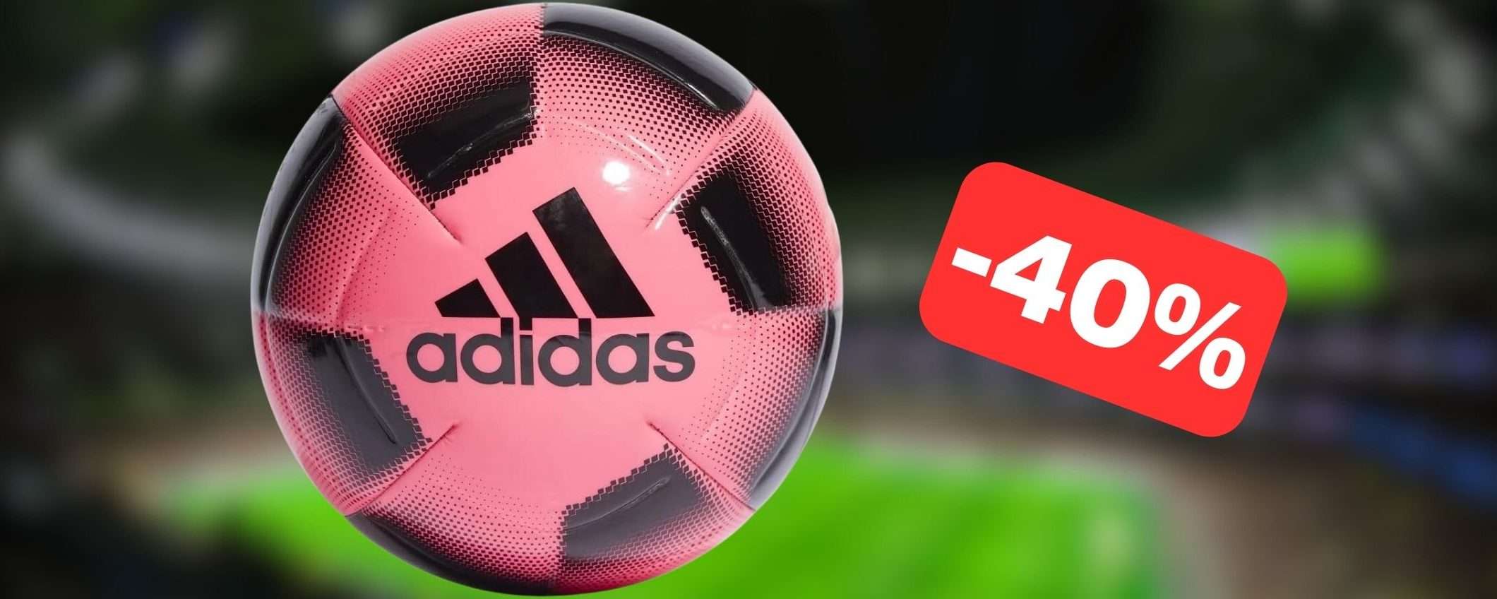 Pallone da calcio Adidas al MINIMO STORICO su Amazon