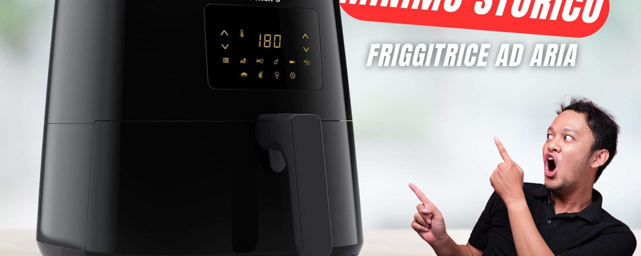 SCONTO FOLLE per la Friggitrice ad Aria Philips Airfryer 3000 XL