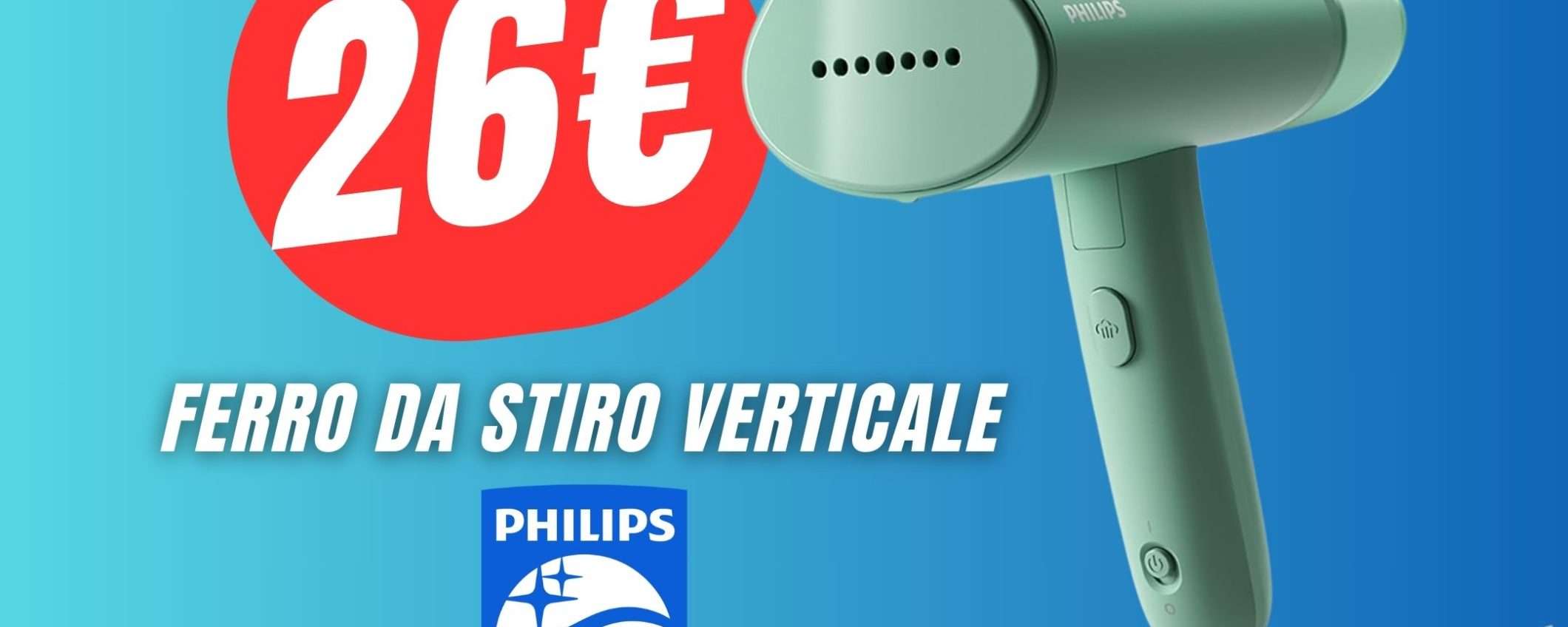 SCONTO + COUPON per il Ferro da Stiro Verticale Philips!