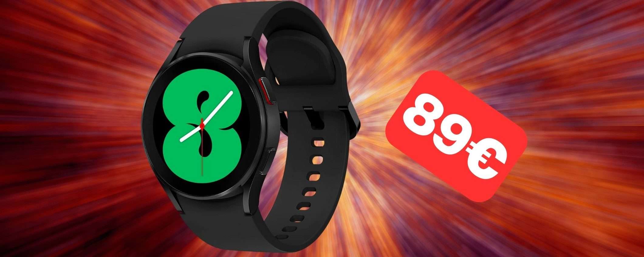 Samsung Galaxy Watch 4: BOMBA NATALIZIA AMAZON, costa solo 89€!