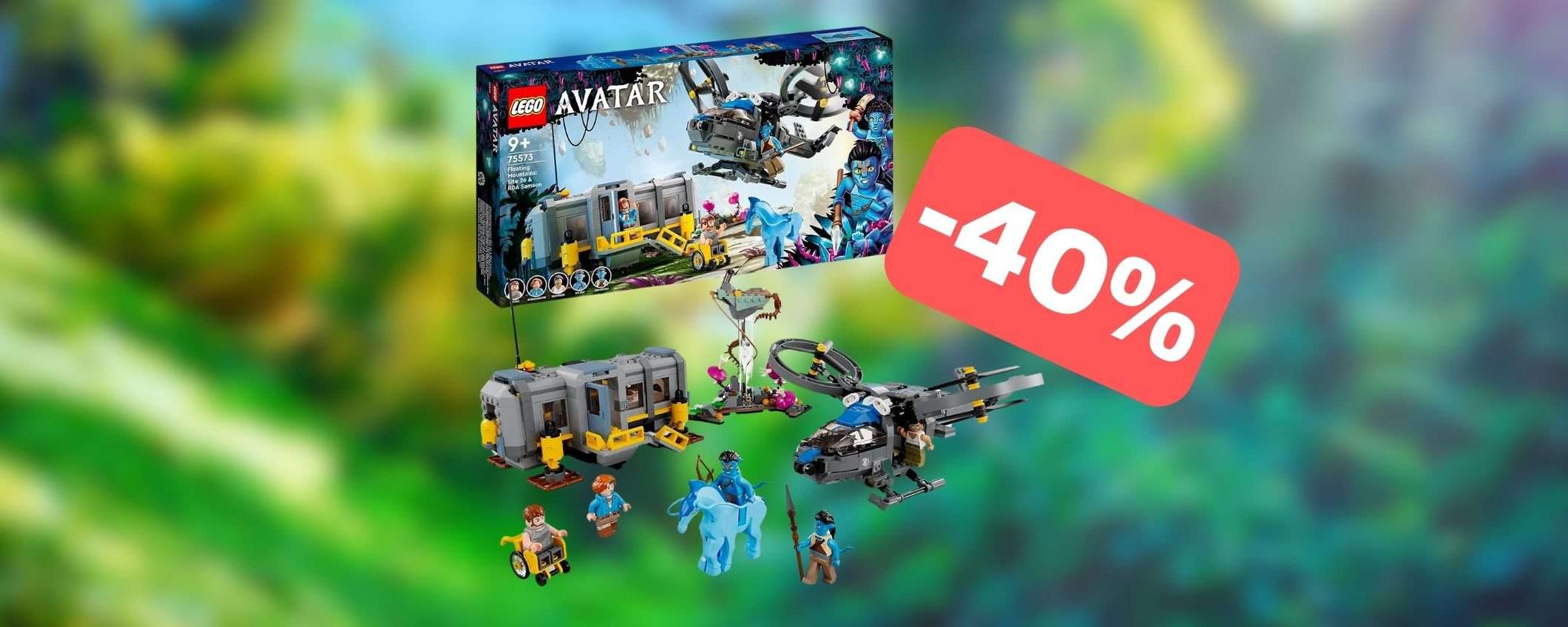 Set LEGO Avatar Montagne Fluttuanti: bellissimo ed in SCONTO (-40%)