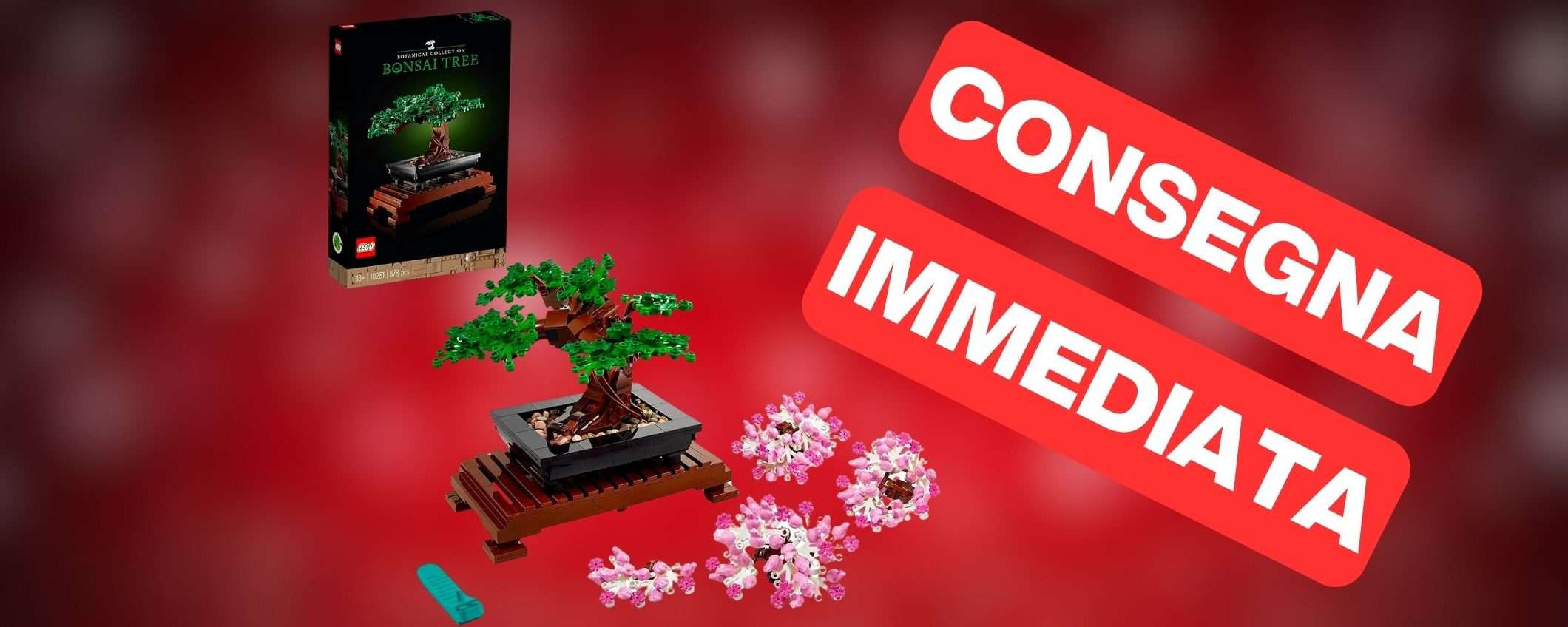 Il set LEGO Bonsai torna su Amazon in OFFERTA per Natale