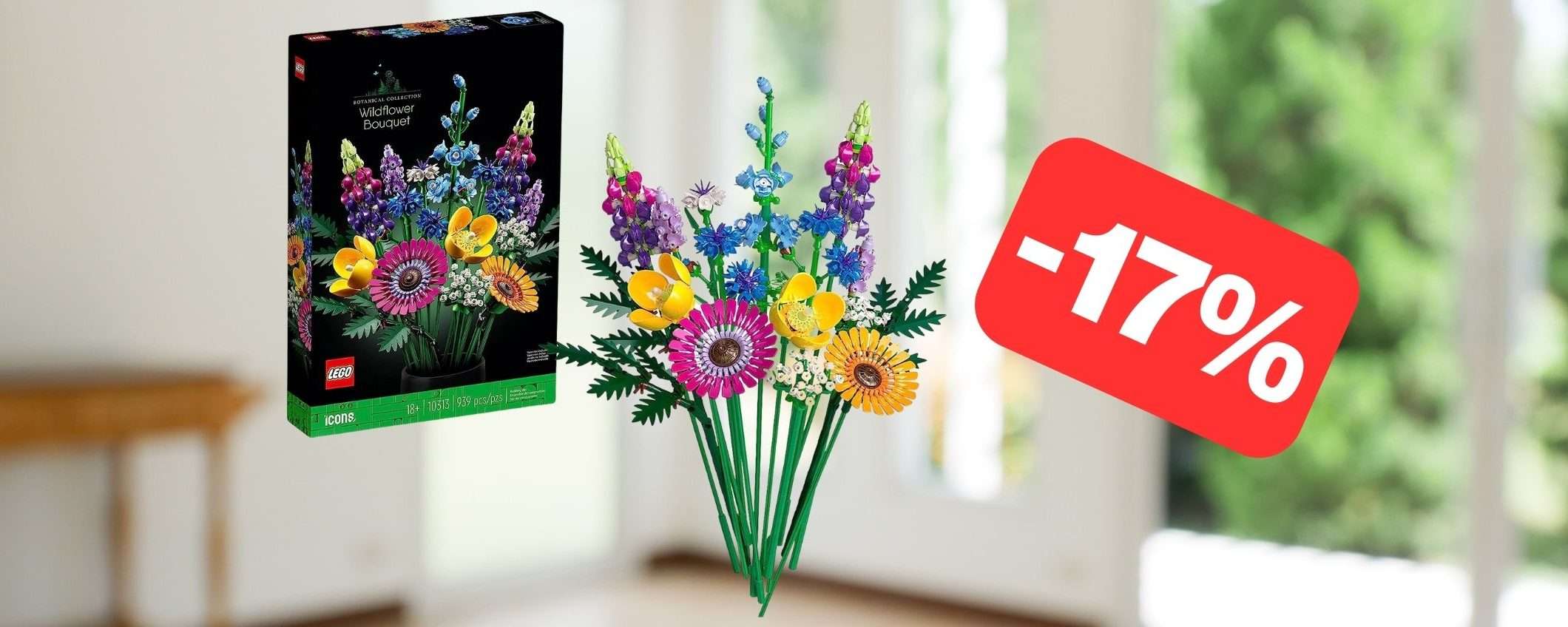 Set LEGO Bouquet Fiori Selvatici: OTTIMO SCONTO su Amazon (-17%)