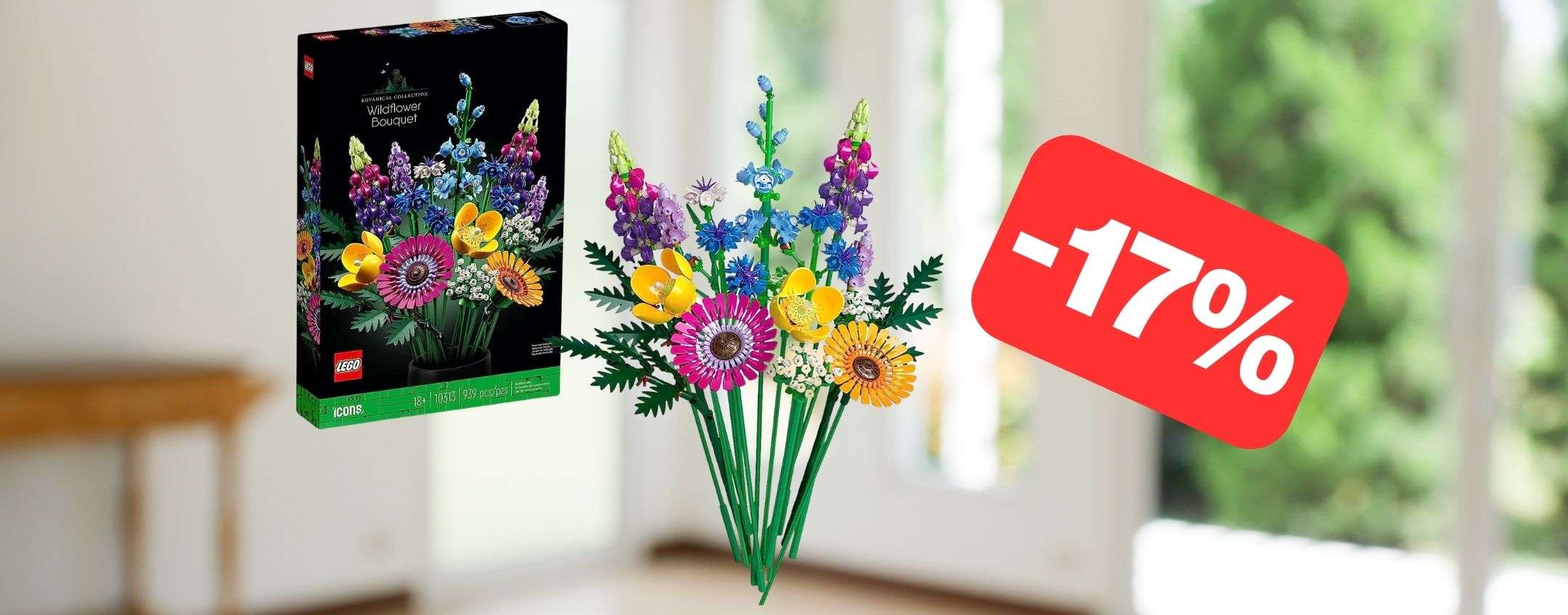 Set LEGO Bouquet Fiori Selvatici: OTTIMO SCONTO su  (-17%)