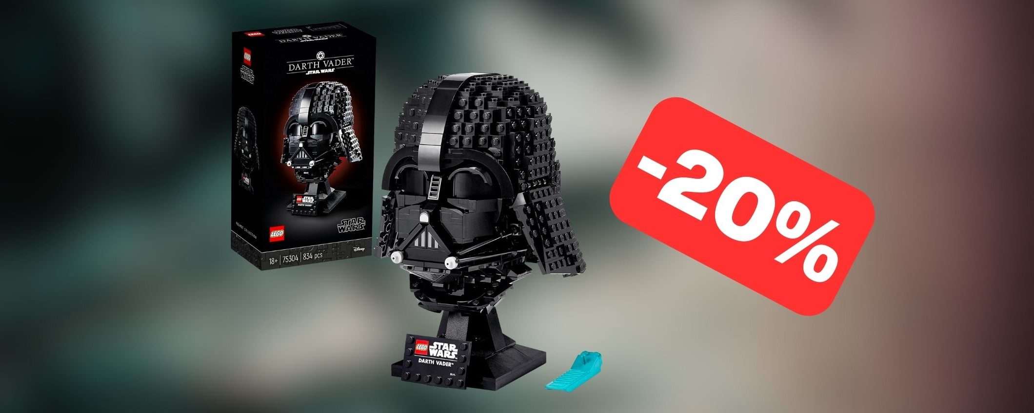 Set LEGO Casco di Darth Vader in OFFERTA su Amazon (-20%)