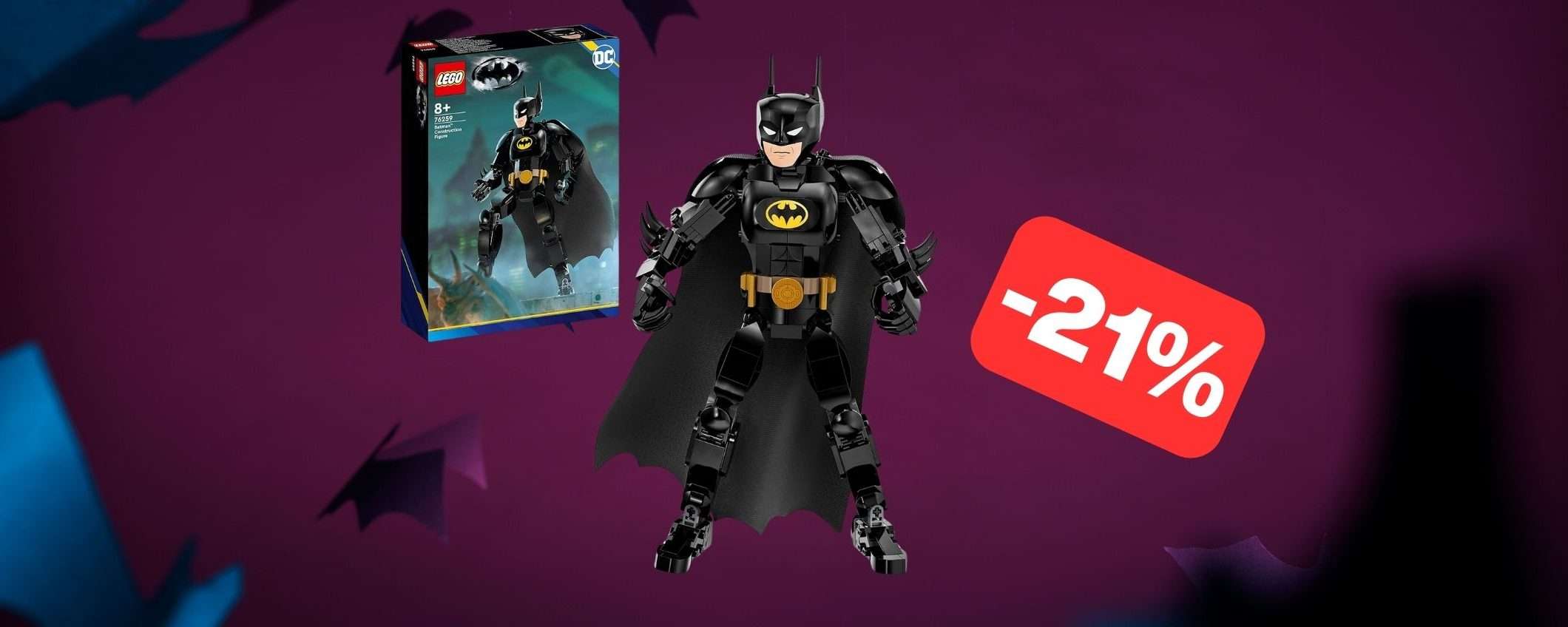 Set LEGO Giocattolo Batman: il regalo di Natale perfetto (-21%)