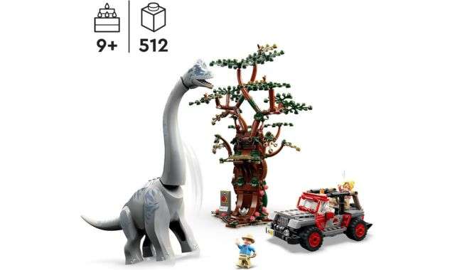 Set LEGO Jurassic Park La Scoperta del Brachiosauro