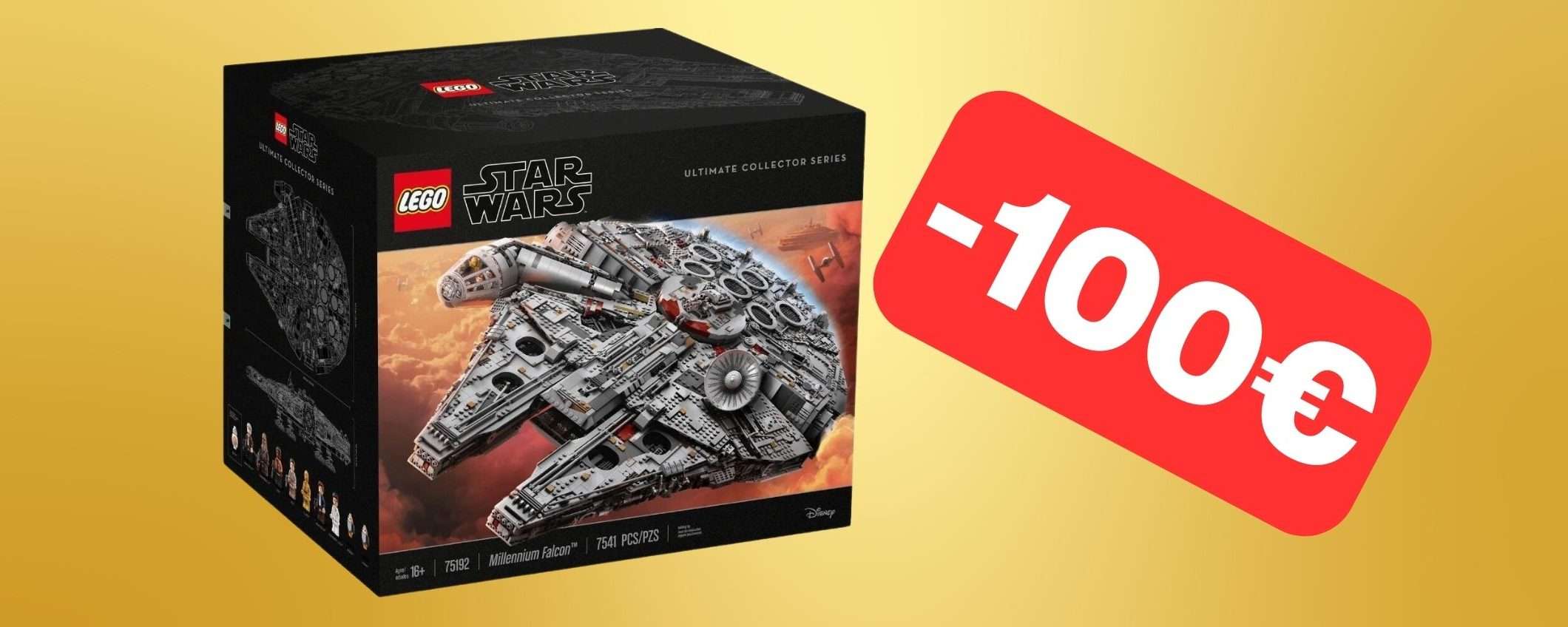 Set LEGO Millenium Falcon 75192 con 100€ di sconto: regalati un sogno