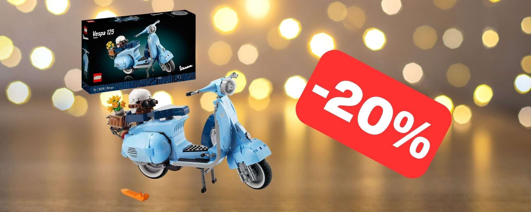 Il set LEGO Icons Vespa 125 è in OFFERTA su Amazon (-20%)