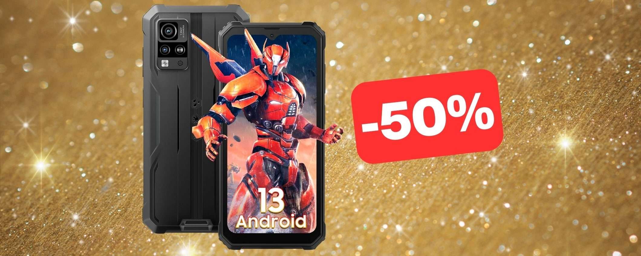 Questo smartphone Android INDISTRUTTIBILE è a meno di 100€ su Amazon (Coupon)