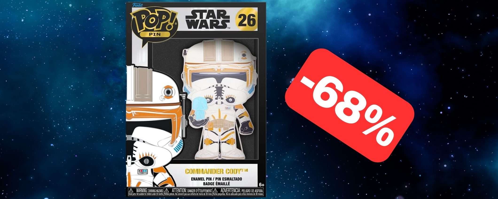 Spilletta Funko Pop! a tema Star Wars: una chicca in SUPER SCONTO (-68%)