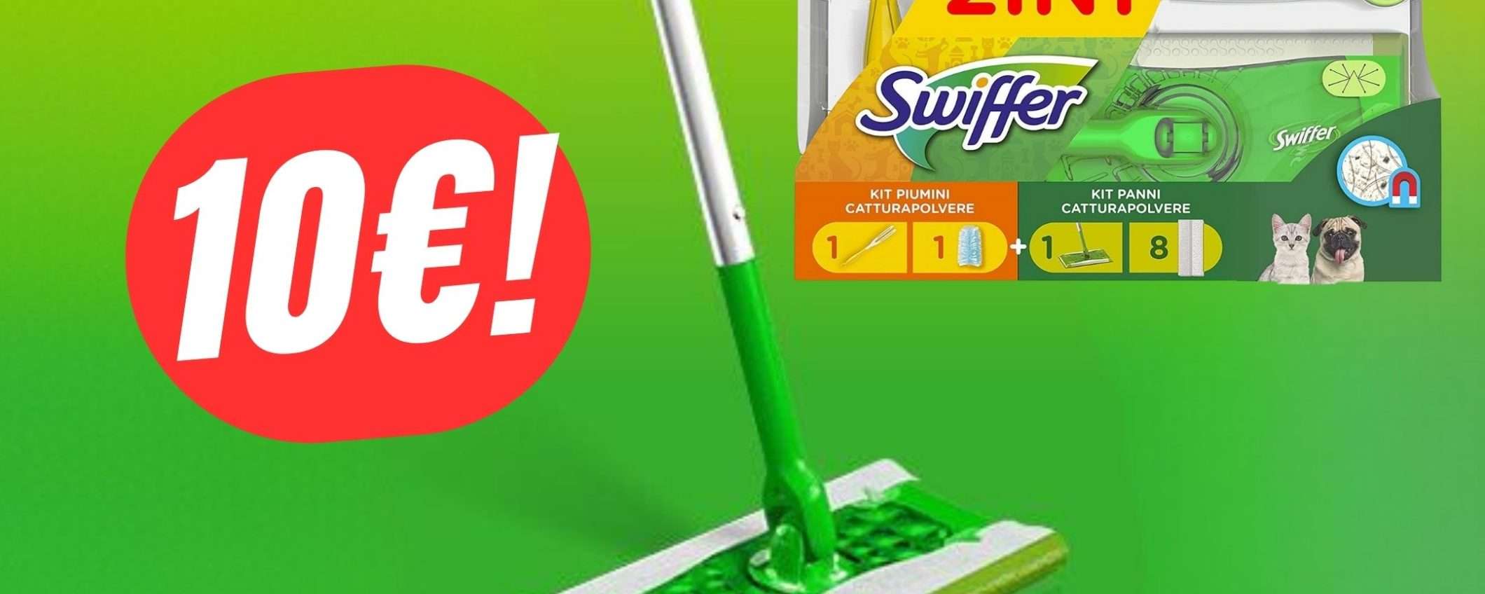 Diamo il via alle pulizie con i panni Swiffer in SCONTO del 40%!