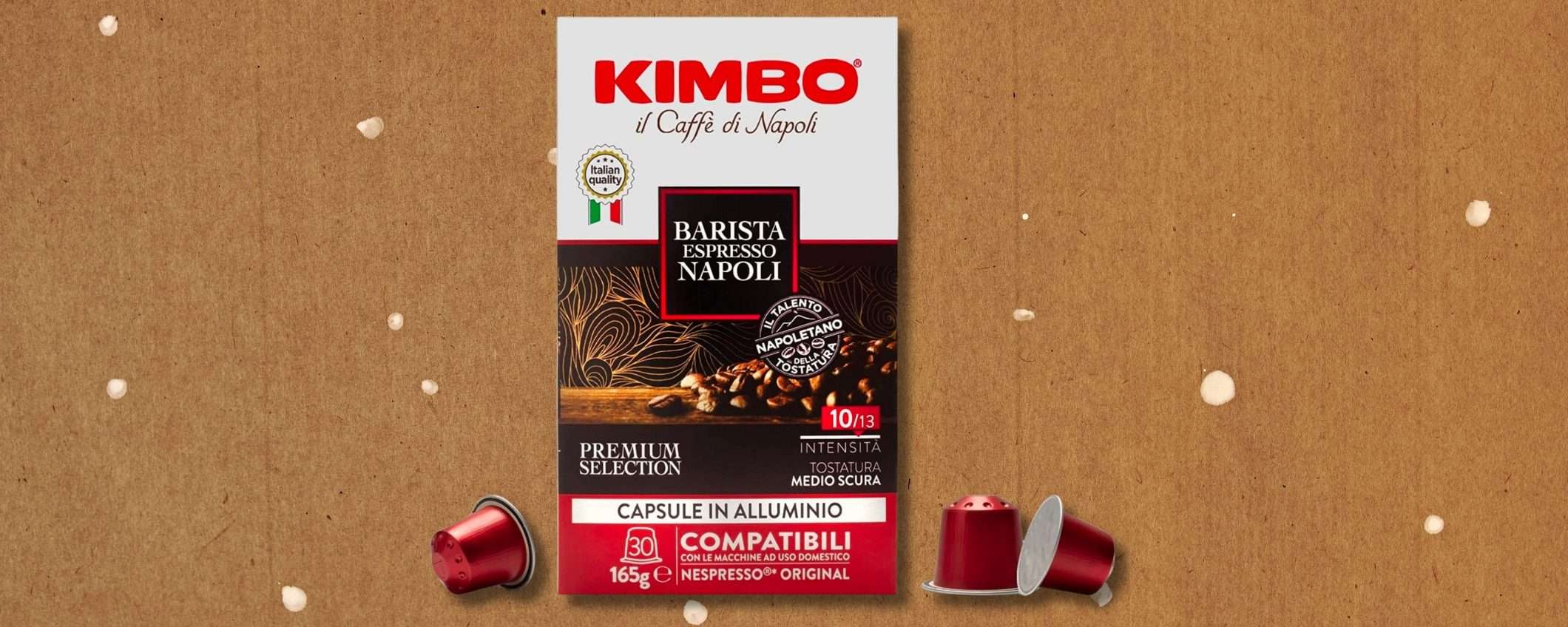 KIMBO barista, 30 capsule in alluminio per sistema Nespresso (-20%)