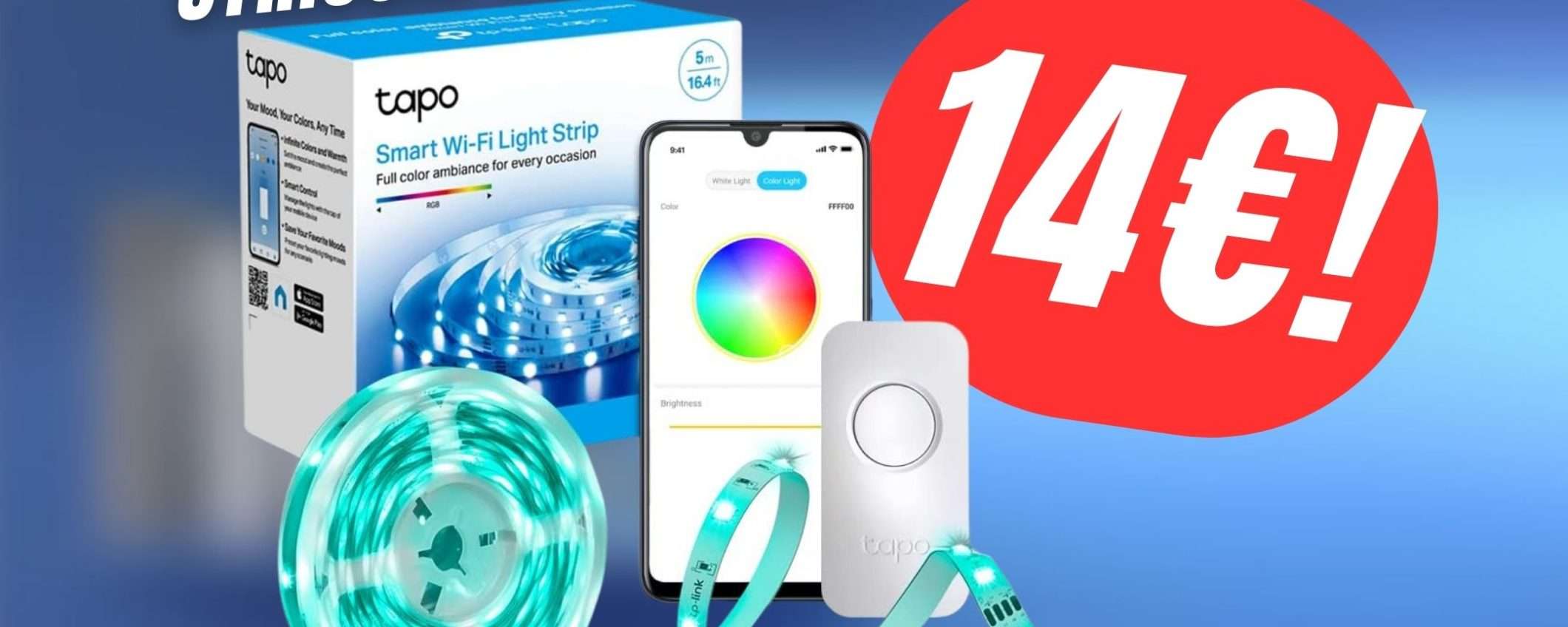 Questa Striscia LED Smart da 5m costa solo 14€ con il COUPON