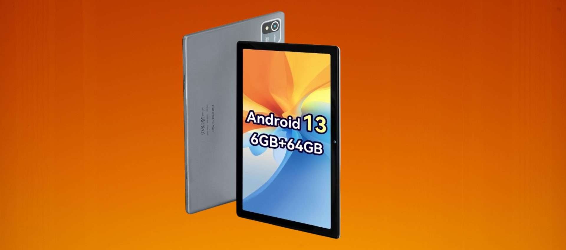 Tablet con Android 13 a meno di 60€?! Tutto vero grazie a questa offerta imperdibile