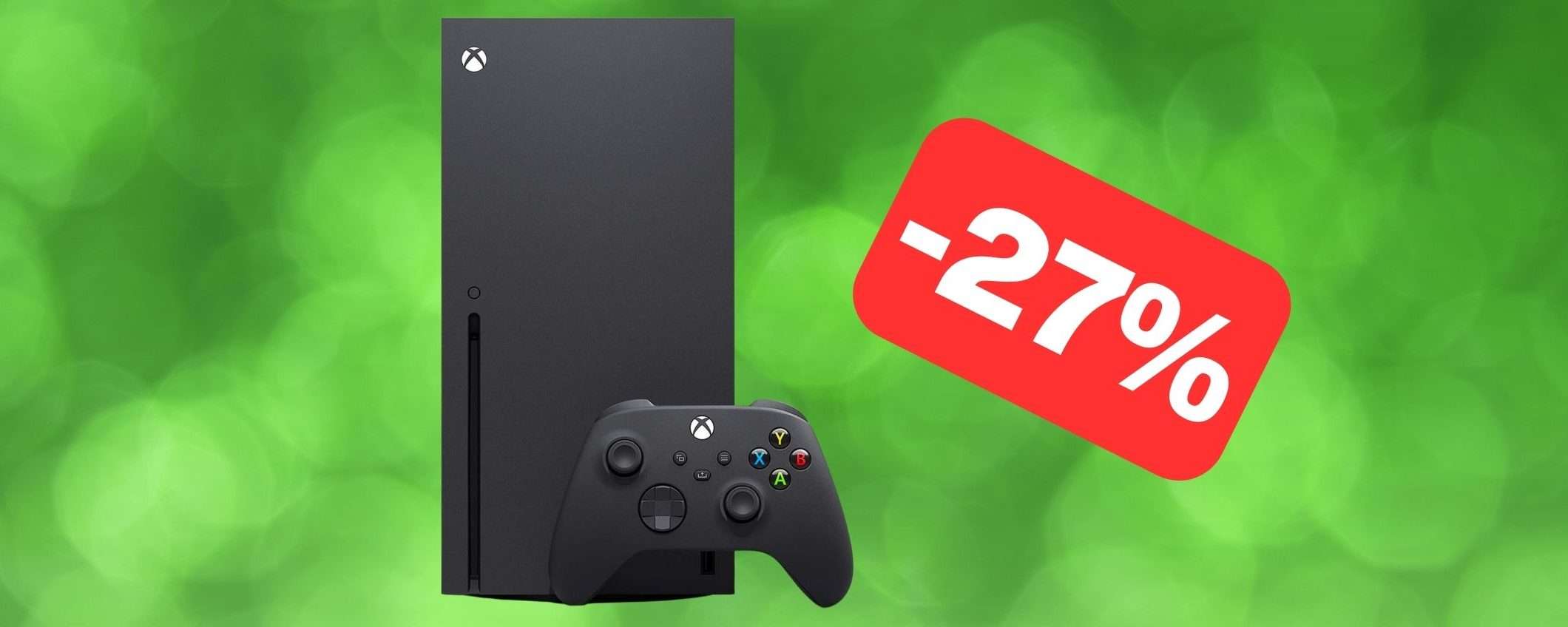 Xbox Series X è a 399 euro: MEGA SCONTO su Amazon (-27%)