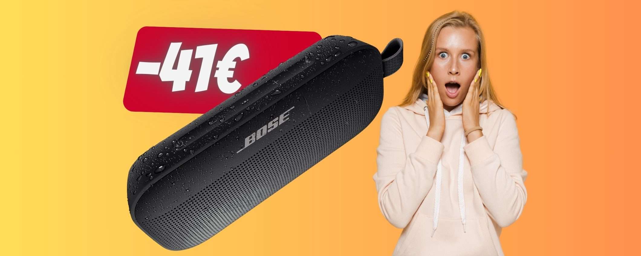 Bose SoundLink Flex: il RE degli speaker portatili a PREZZO OUTLET