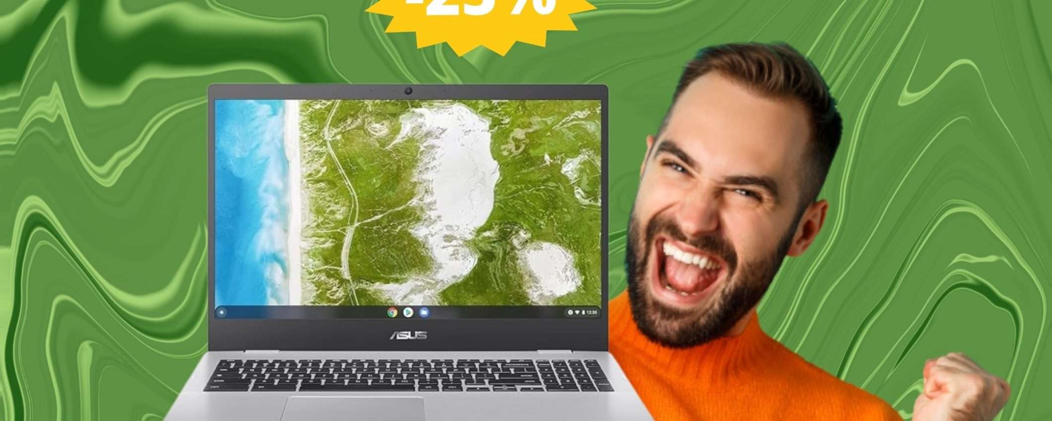 ASUS Chromebook CX1: OFFERTA imperdibile su Amazon (-25%)