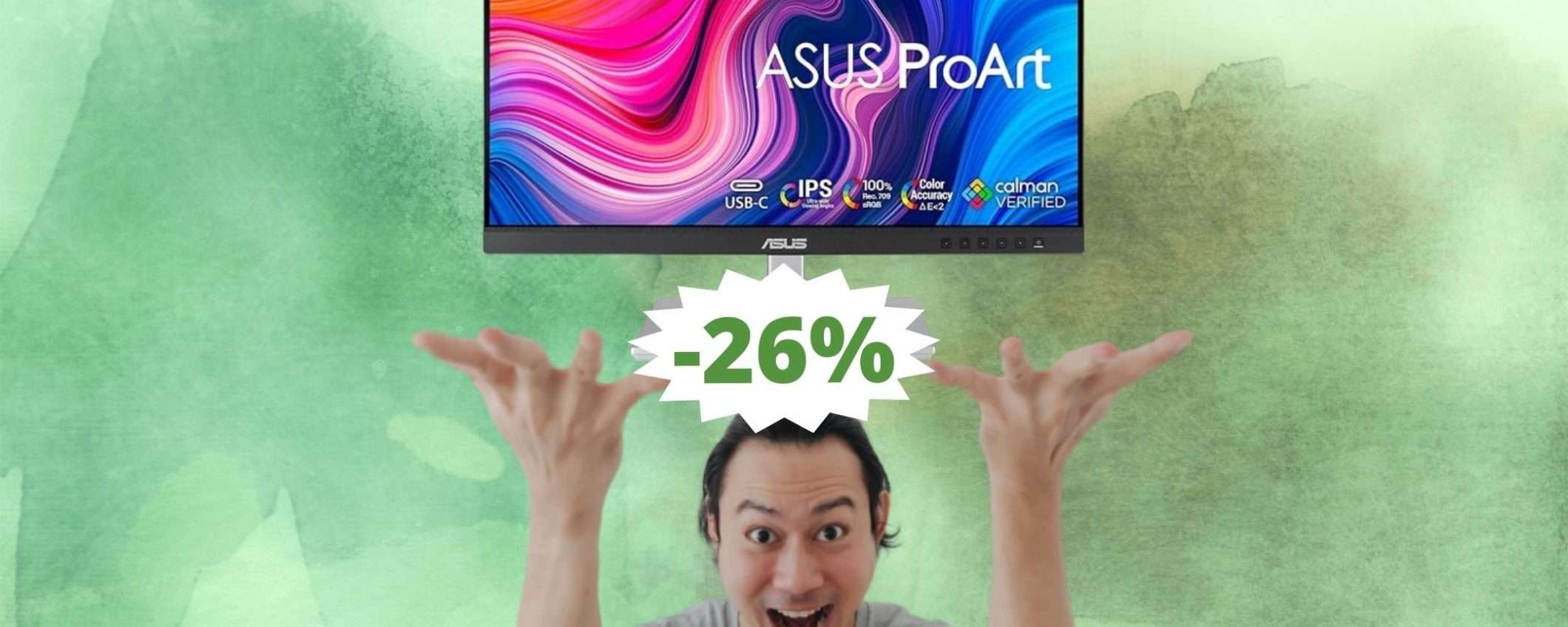 ASUS ProArt Display: un'OCCASIONE da prendere al volo (-26%)