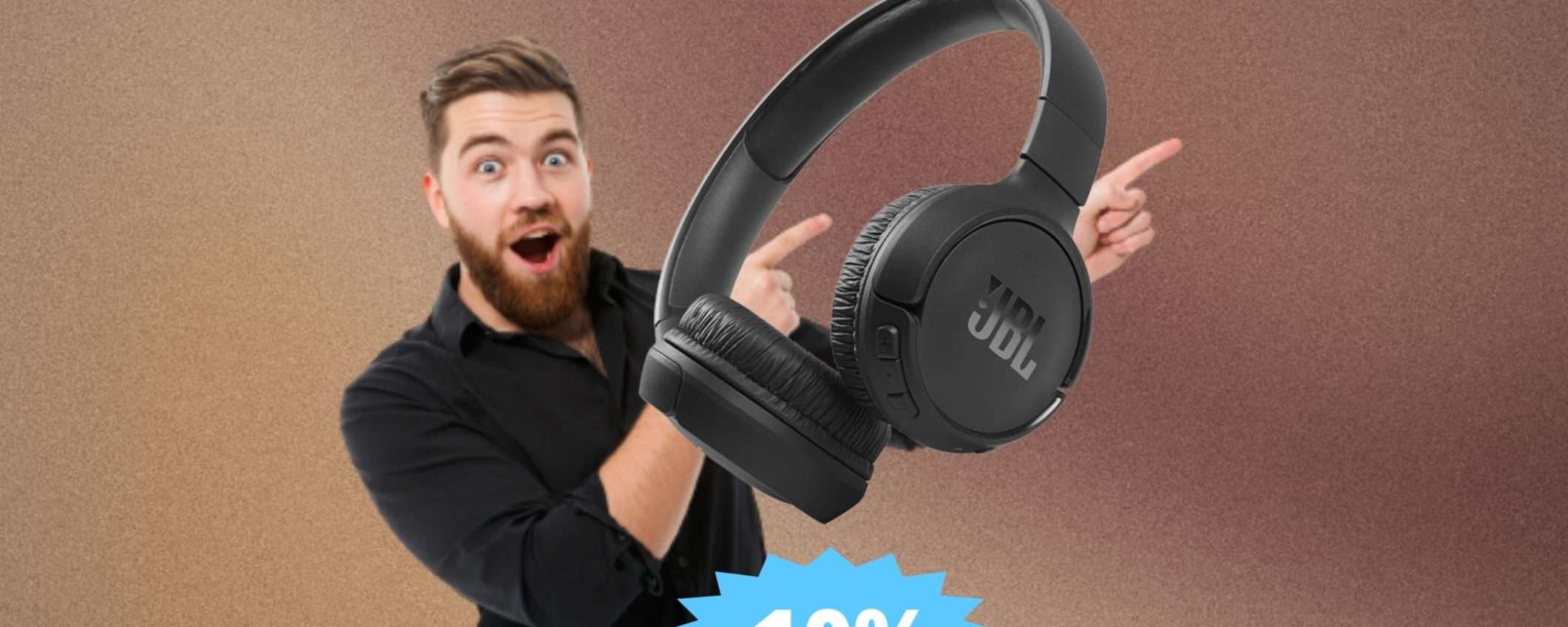 JBL Tune 510 BT: ULTIME scorte a disposizione su Amazon (-16%)