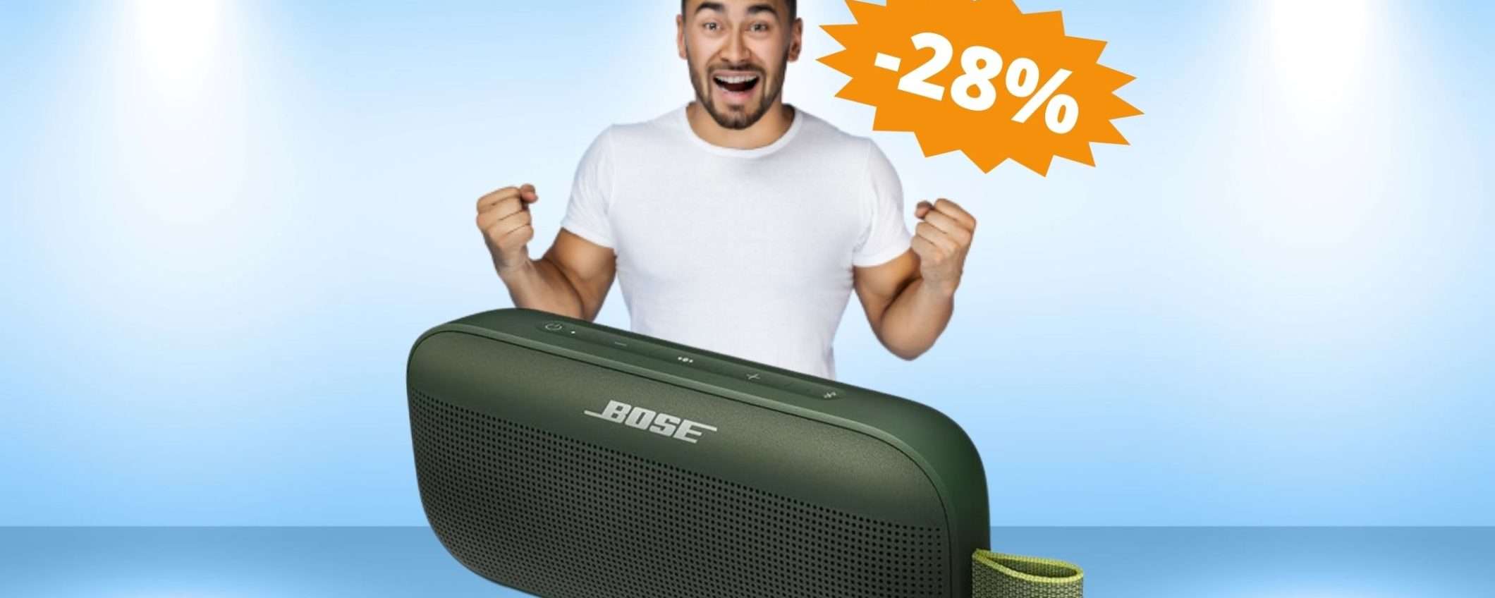 Bose SoundLink Flex: sconto ESCLUSIVO su Amazon (-28%)