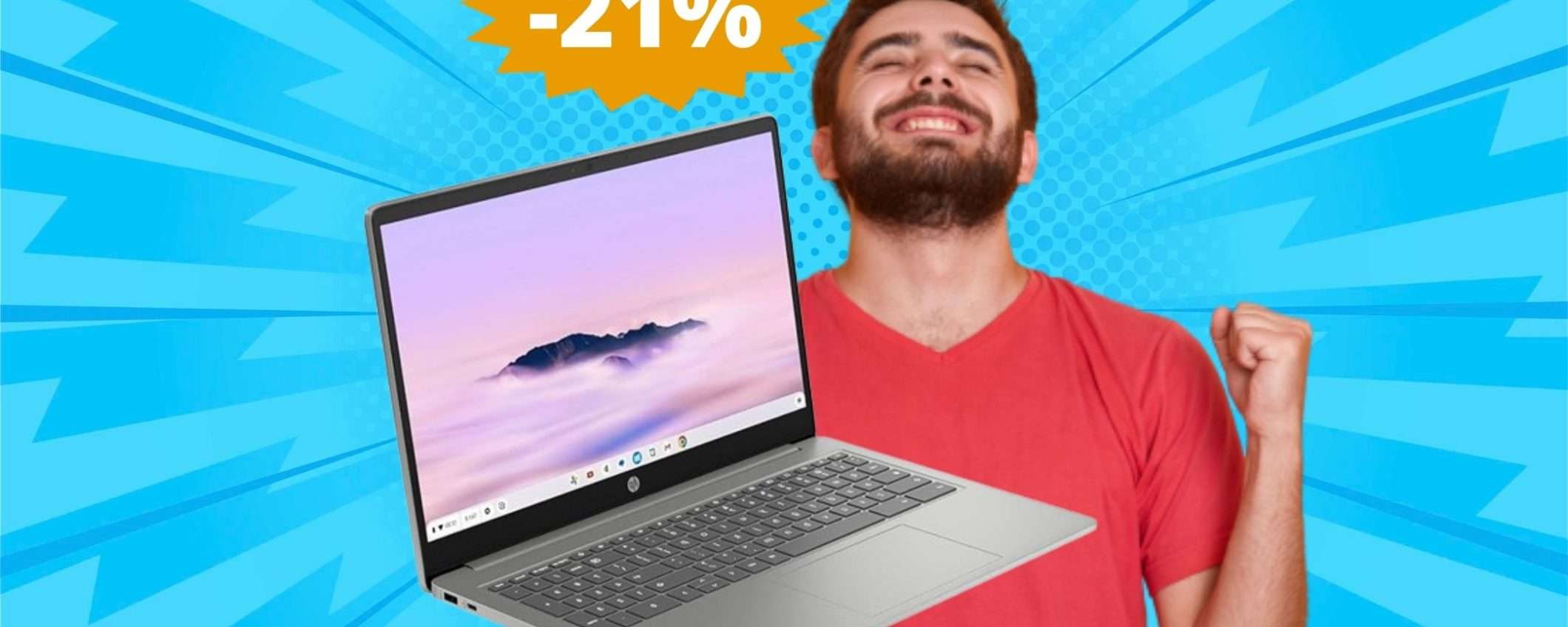 HP Chromebook Plus 15: la risposta alle tue esigenze (-21%)