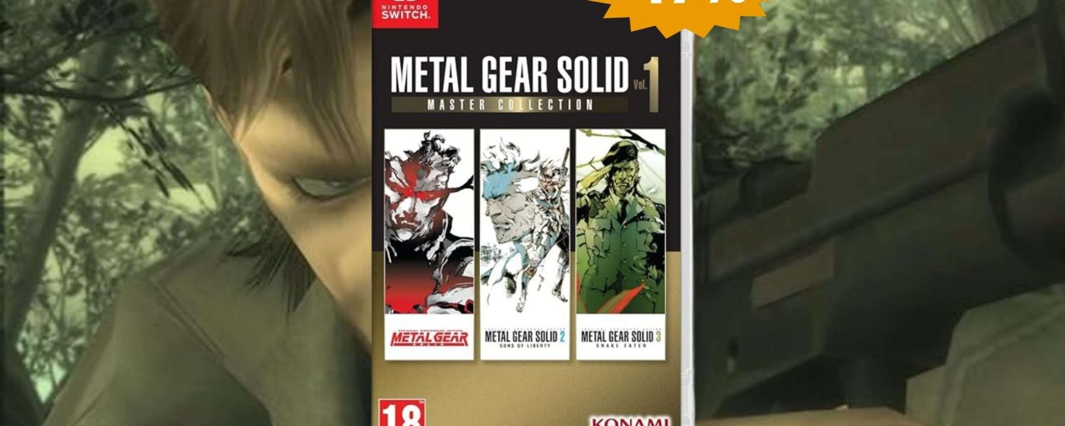 Metal Gear Solid Master Collection per Switch: SUPER sconto del 17%