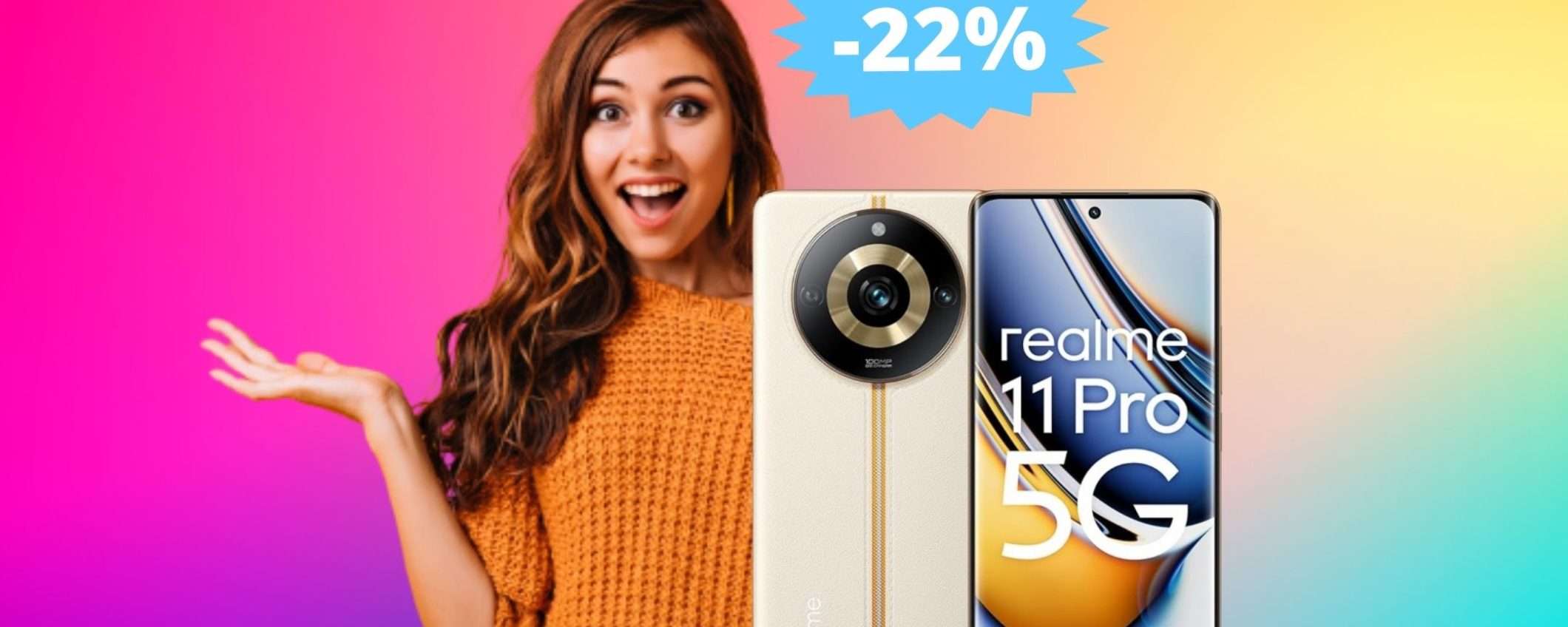 Realme 11 Pro: raffinato, potente e in MEGA sconto su Amazon