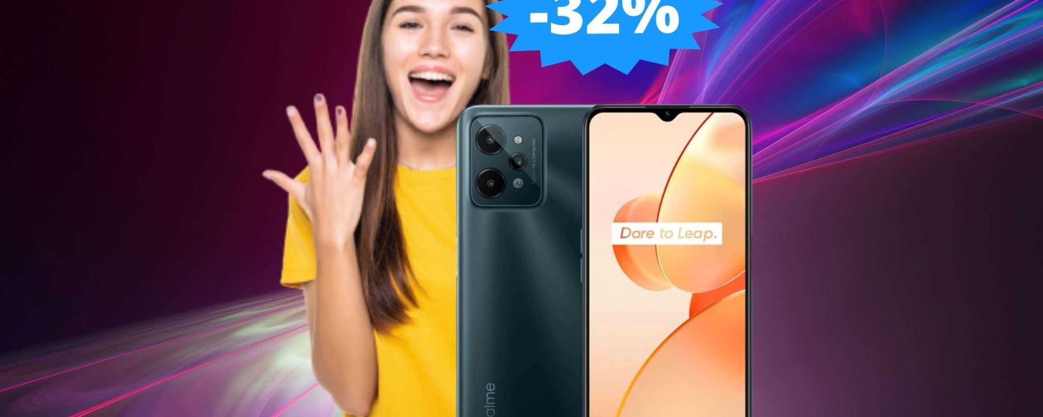 Realme C31: l'OCCASIONE che stavi cercando (-32%)