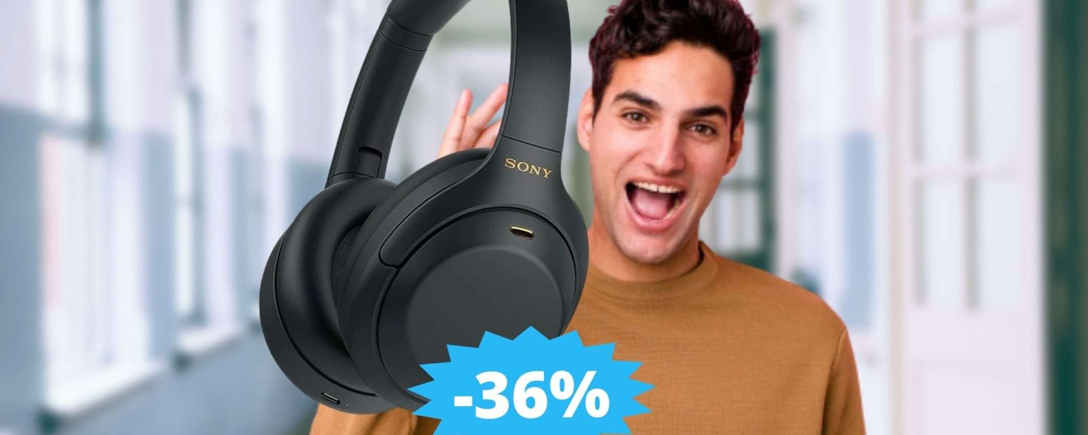 Sony WH-1000XM4: AFFARE imperdibile su Amazon (-36%)