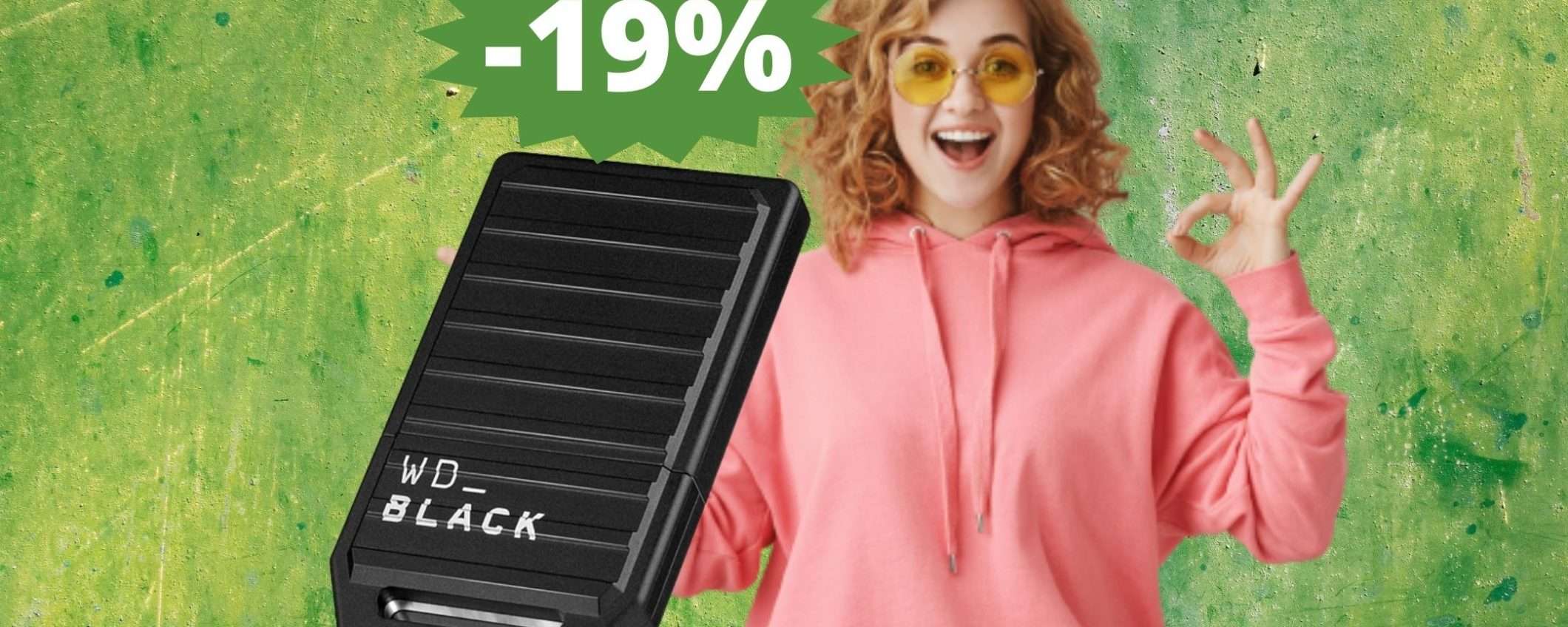 WD BLACK C50 da 1TB per Xbox: SUPER sconto del 19%